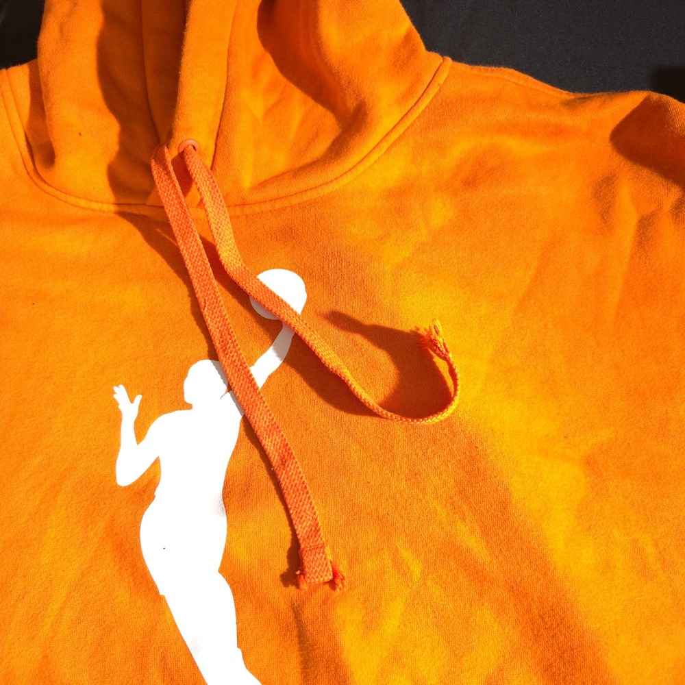 Nike WNBA Hoodie Mens XXL Orange Graphic Pullover Fleece DR9596-820 Long Sleeve - Picture 5 of 9